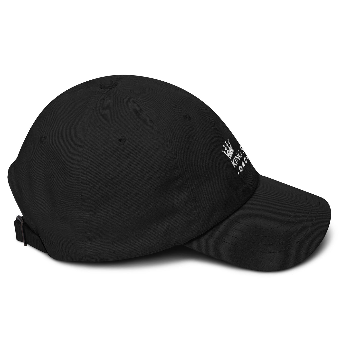 Black Dad's Hat with the King Street Orchard Logo