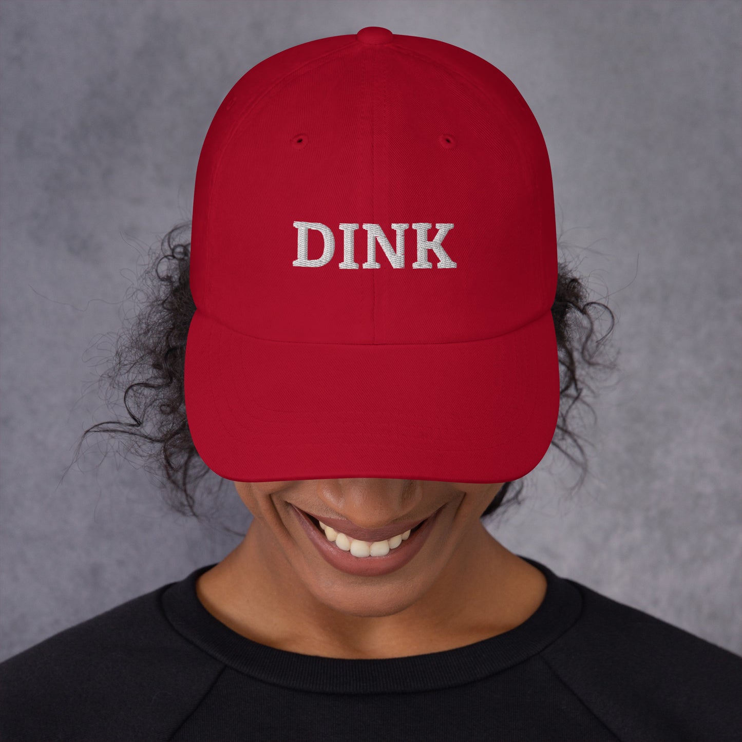 Embroidered Pickleball Hat with word DINK | Best Pickleball Gift | Best Pickleball Hat