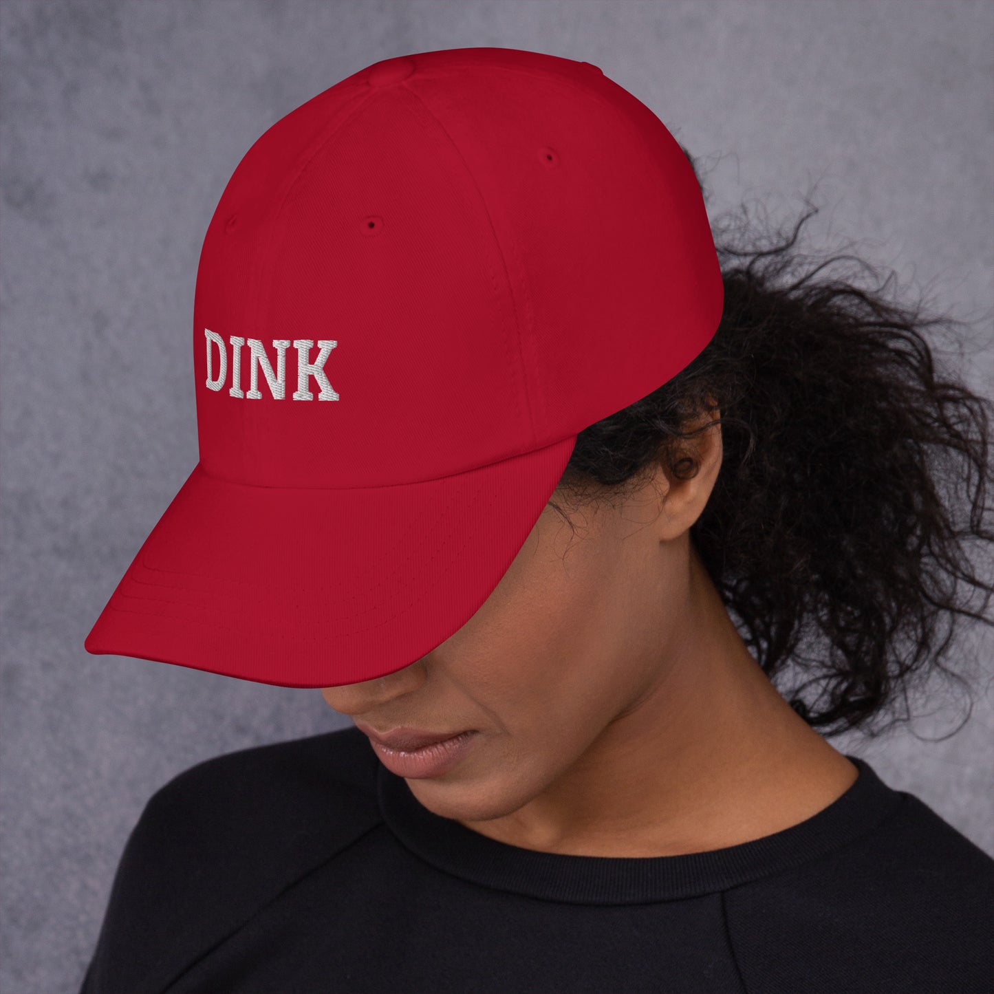 Embroidered Pickleball Hat with word DINK | Best Pickleball Gift | Best Pickleball Hat