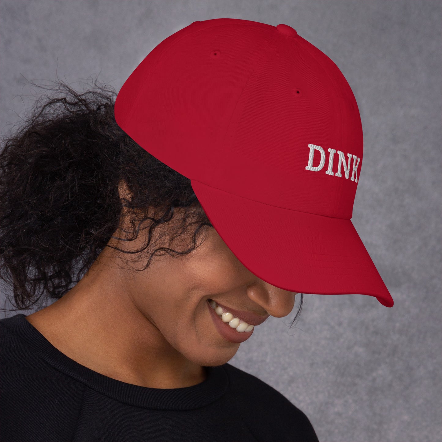 Embroidered Pickleball Hat with word DINK | Best Pickleball Gift | Best Pickleball Hat