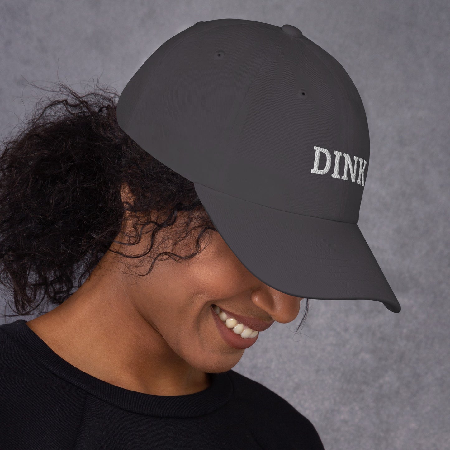 Embroidered Pickleball Hat with word DINK | Best Pickleball Gift | Best Pickleball Hat