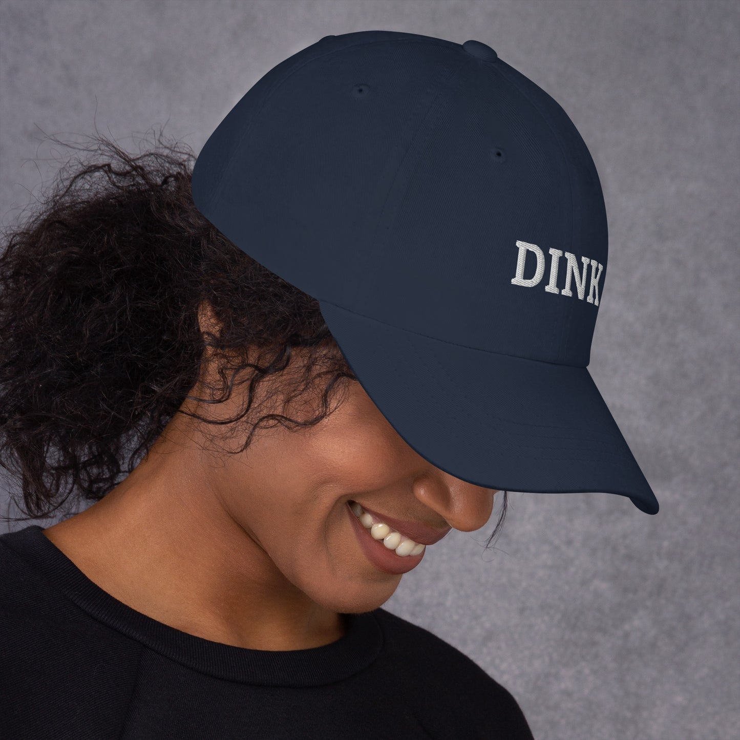 Embroidered Pickleball Hat with word DINK | Best Pickleball Gift | Best Pickleball Hat