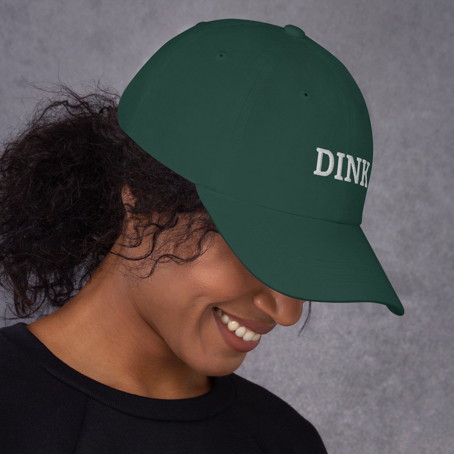 Embroidered Pickleball Hat with word DINK | Best Pickleball Gift | Best Pickleball Hat