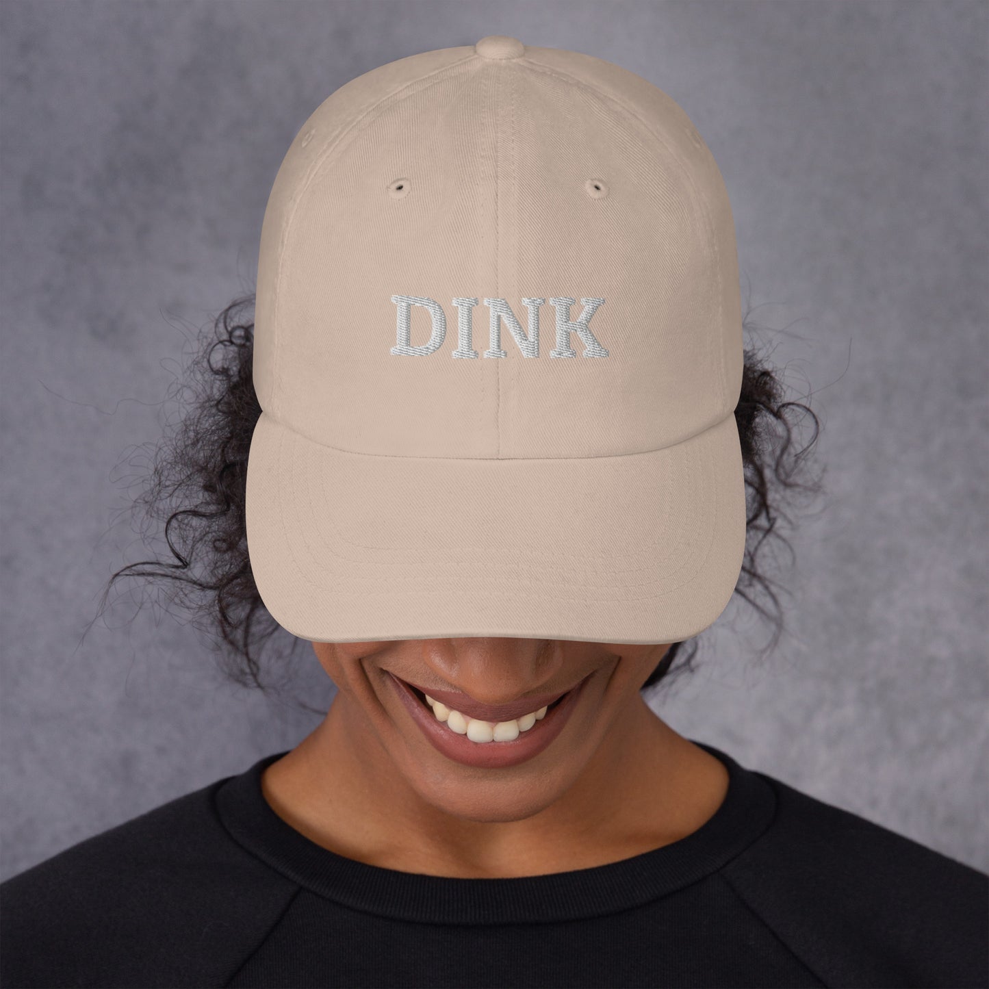 Embroidered Pickleball Hat with word DINK | Best Pickleball Gift | Best Pickleball Hat