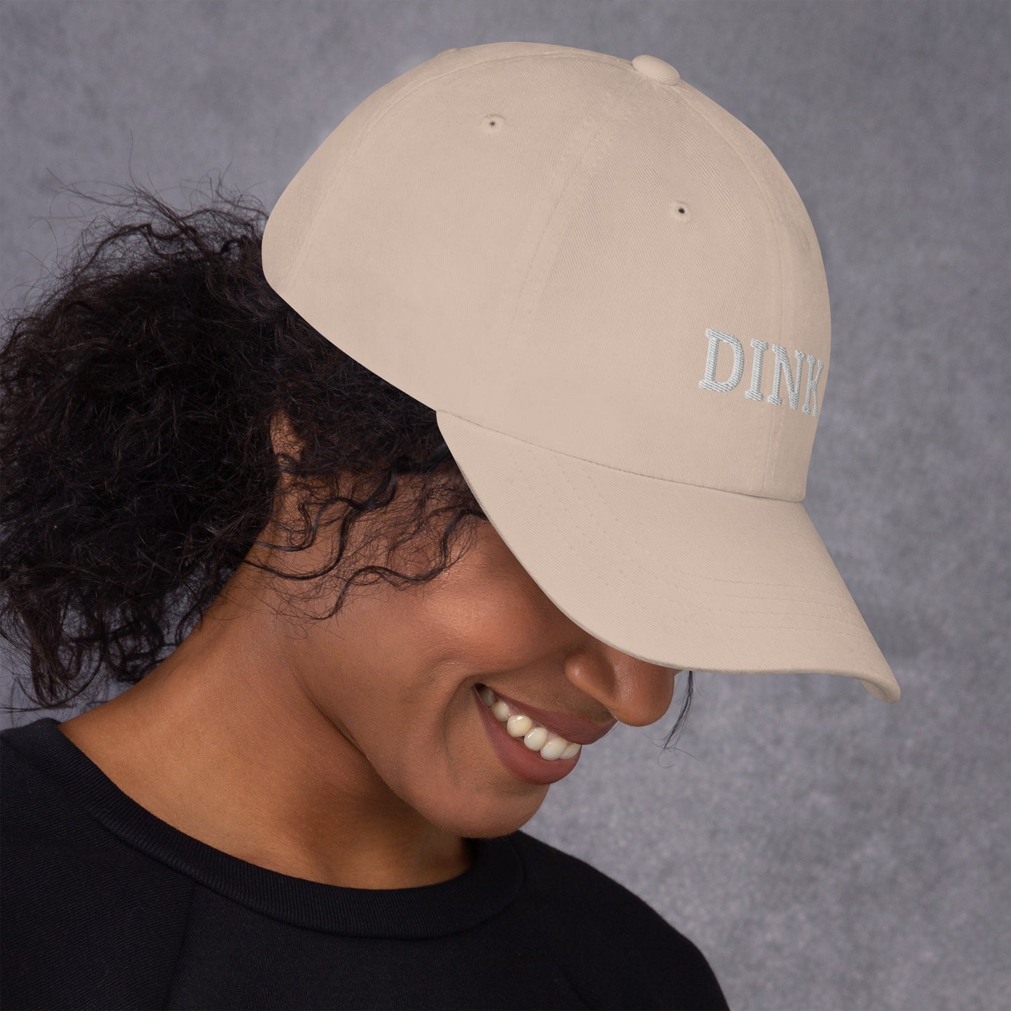 Embroidered Pickleball Hat with word DINK | Best Pickleball Gift | Best Pickleball Hat