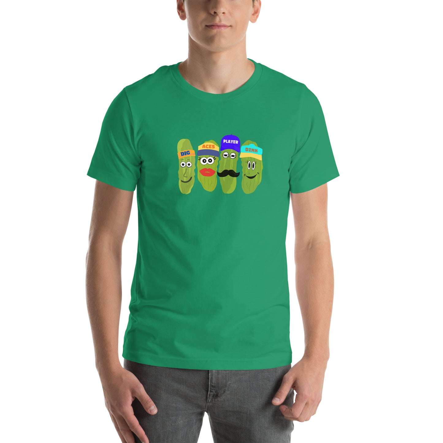 Best Unisex Pickleball T-shirt | Pickleball Tee Words Aces, Dig, Player and Dink | Best Pickleball T-Shirt