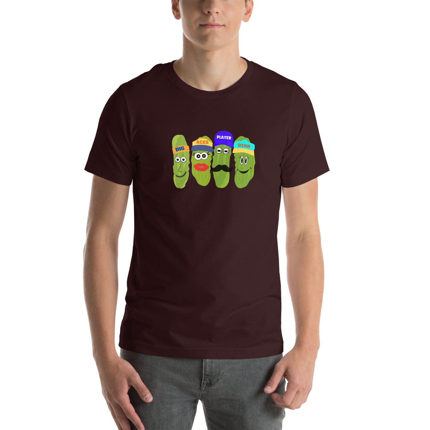 Best Unisex Pickleball T-shirt | Pickleball Tee Words Aces, Dig, Player and Dink | Best Pickleball T-Shirt