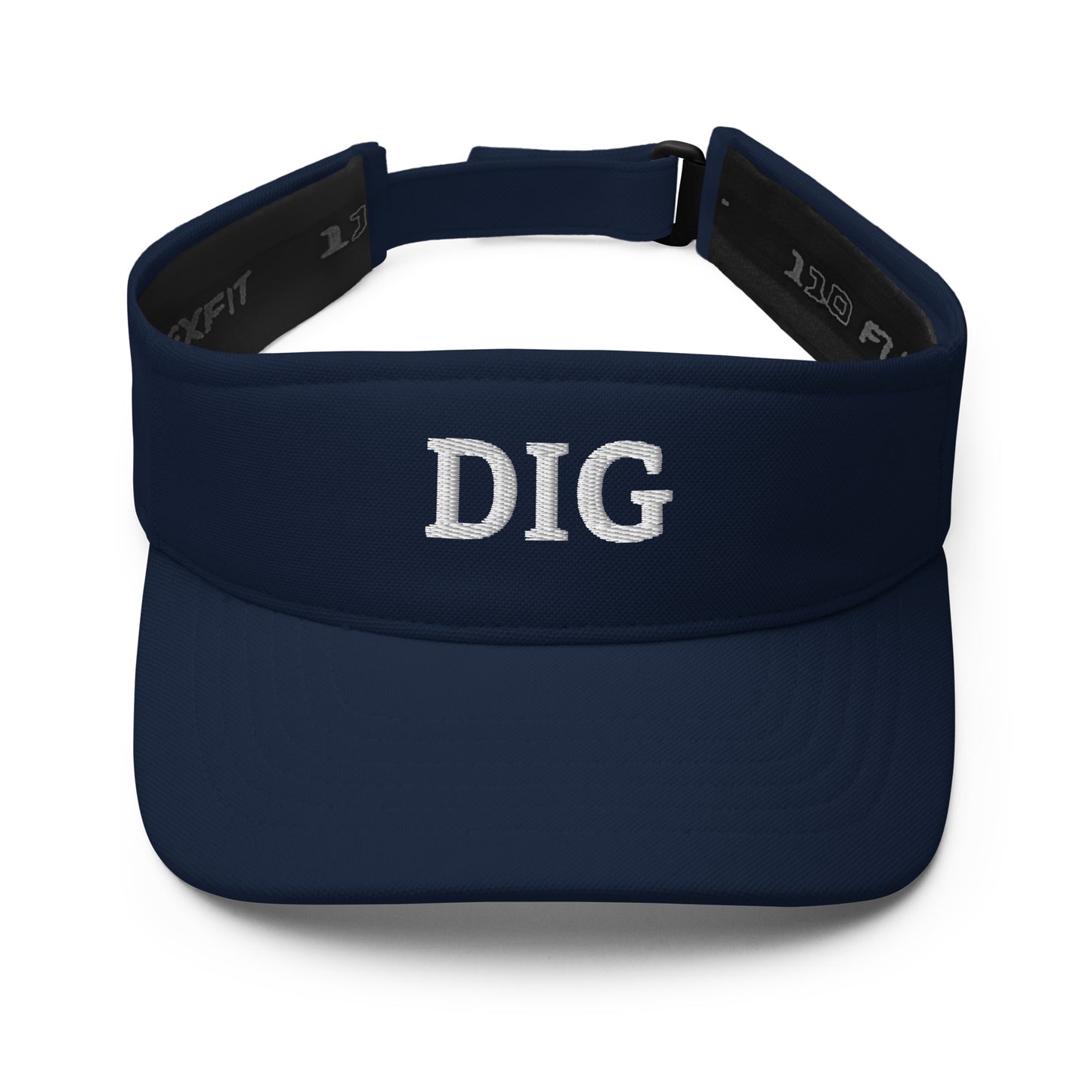 Pickleball Sun Visor with the Embroidered Word, DIG | Best Pickleball Gift for Him | Best Pickleball Gift for Friend