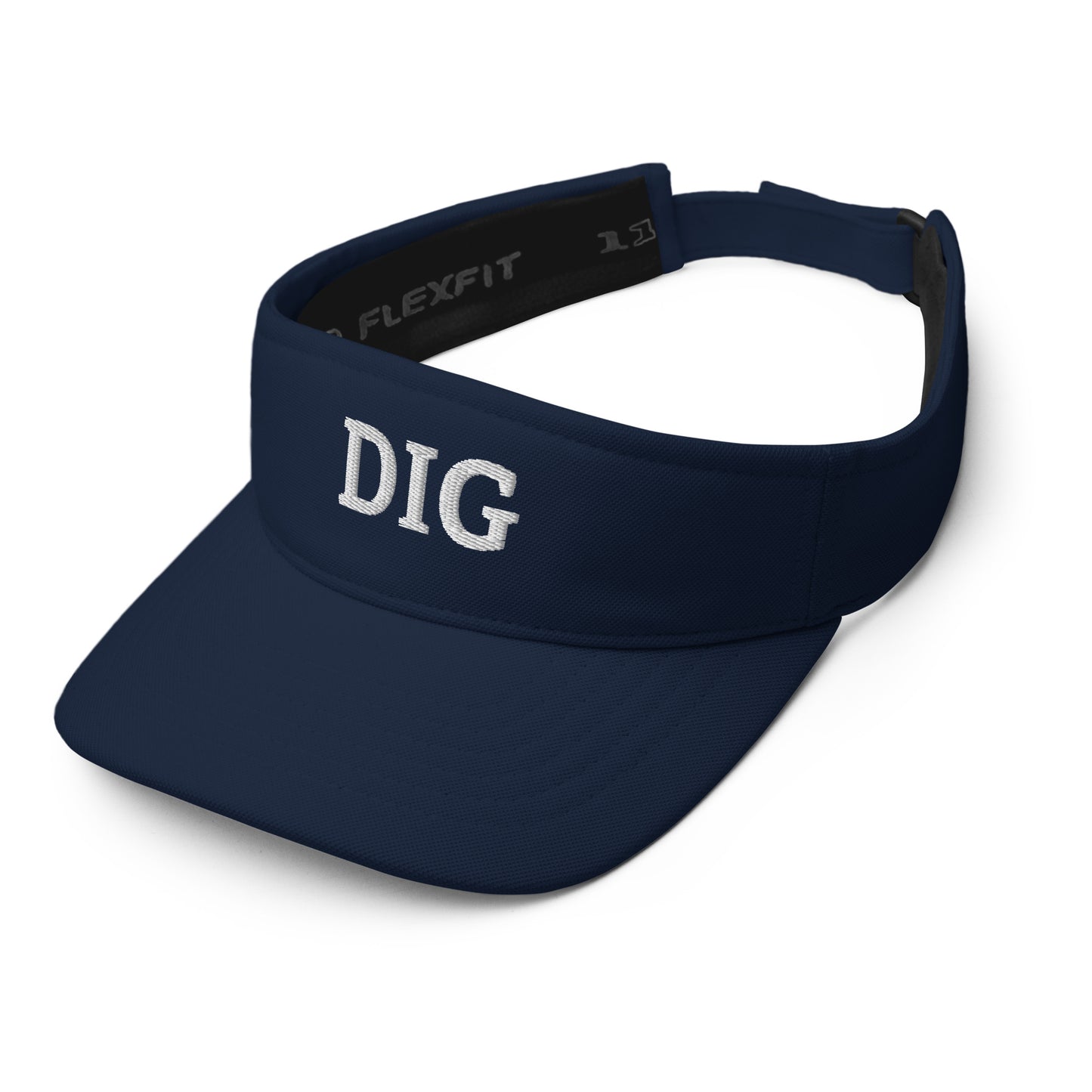 Pickleball Sun Visor with the Embroidered Word, DIG | Best Pickleball Gift for Him | Best Pickleball Gift for Friend