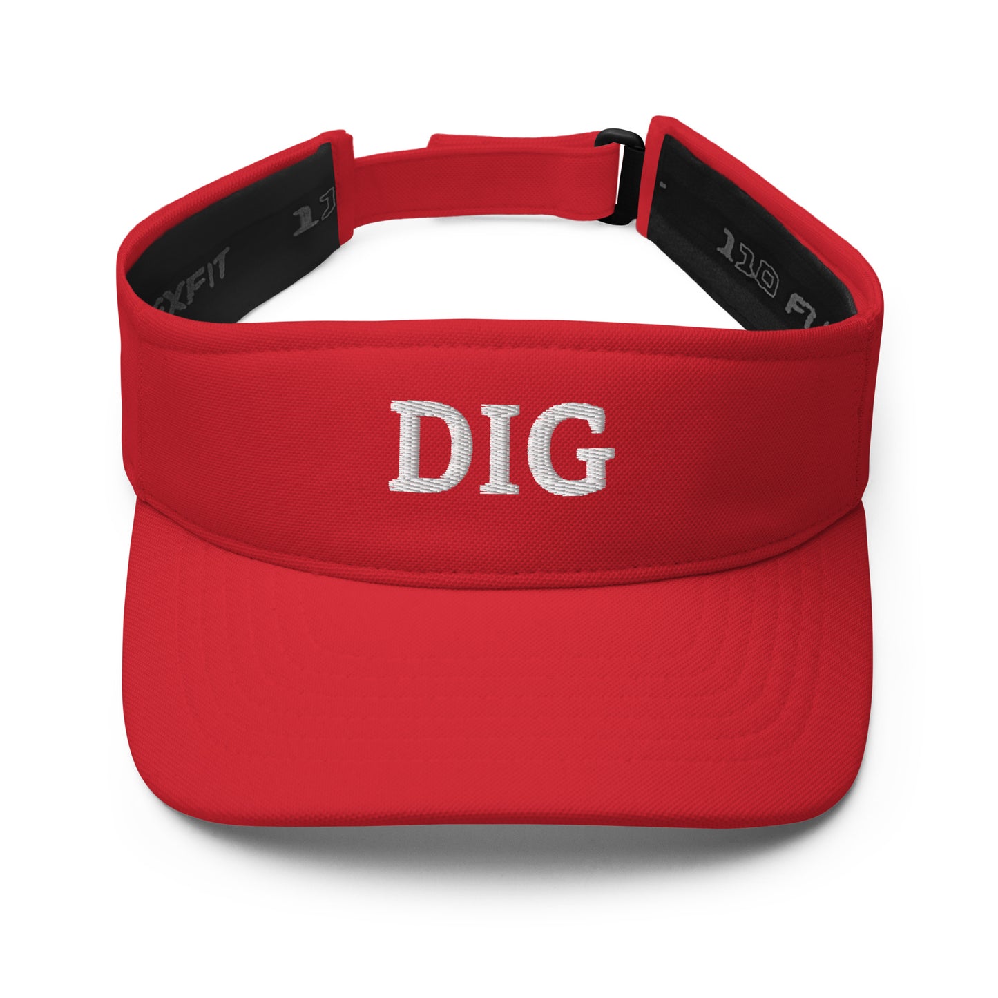 Pickleball Sun Visor with the Embroidered Word, DIG | Best Pickleball Gift for Him | Best Pickleball Gift for Friend