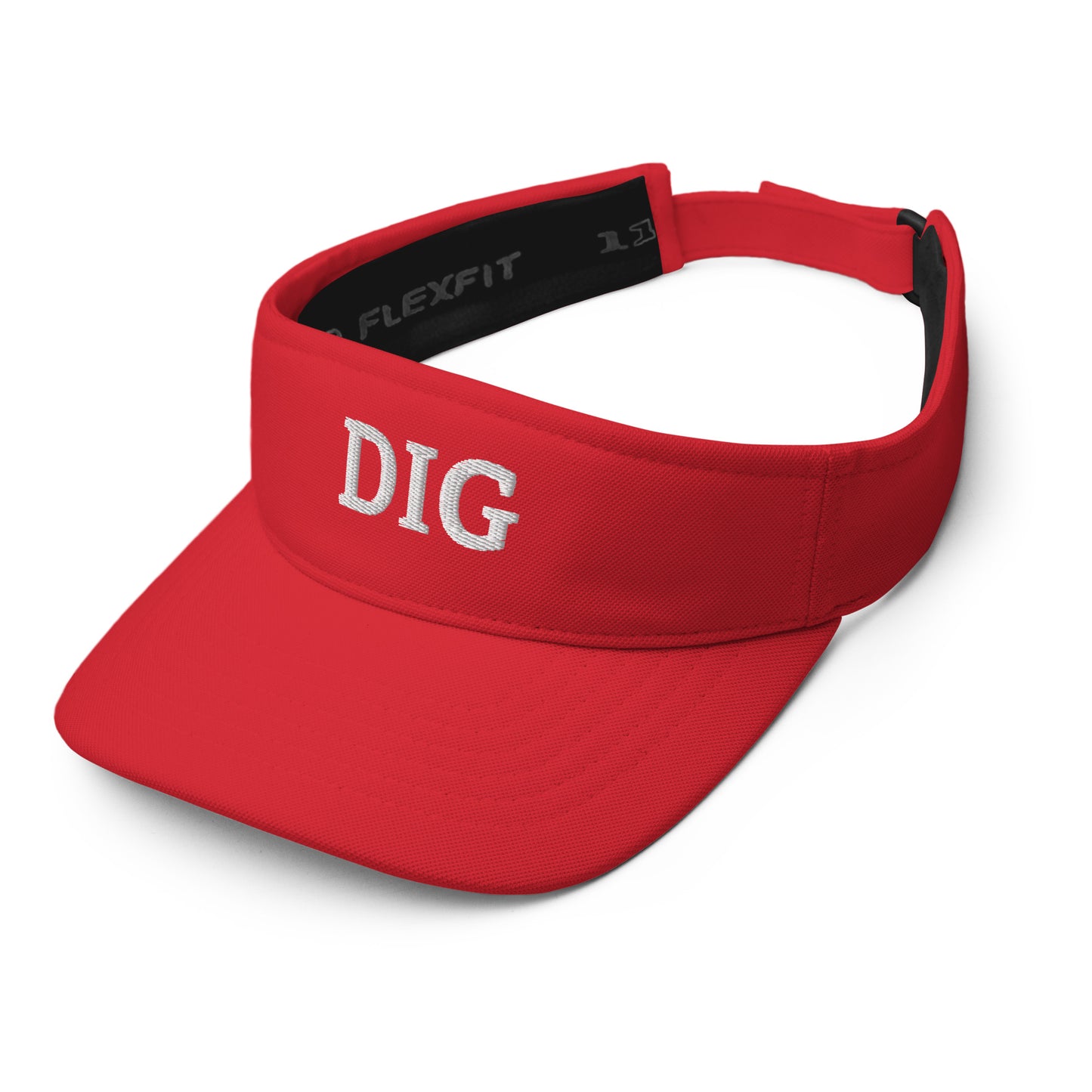 Pickleball Sun Visor with the Embroidered Word, DIG | Best Pickleball Gift for Him | Best Pickleball Gift for Friend