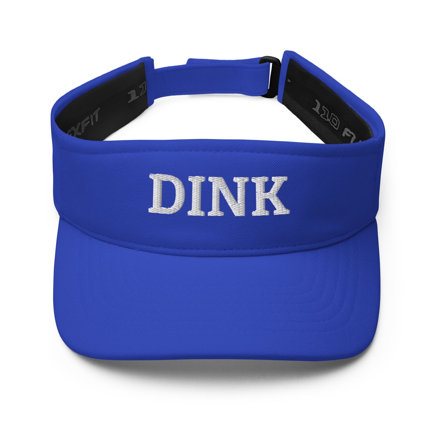 Pickleball Sunvisor with Embroidered Word, DINK | Best Black Pickleball Hat | Best Pickleball Gift for Her | Pickleball Gift for Him