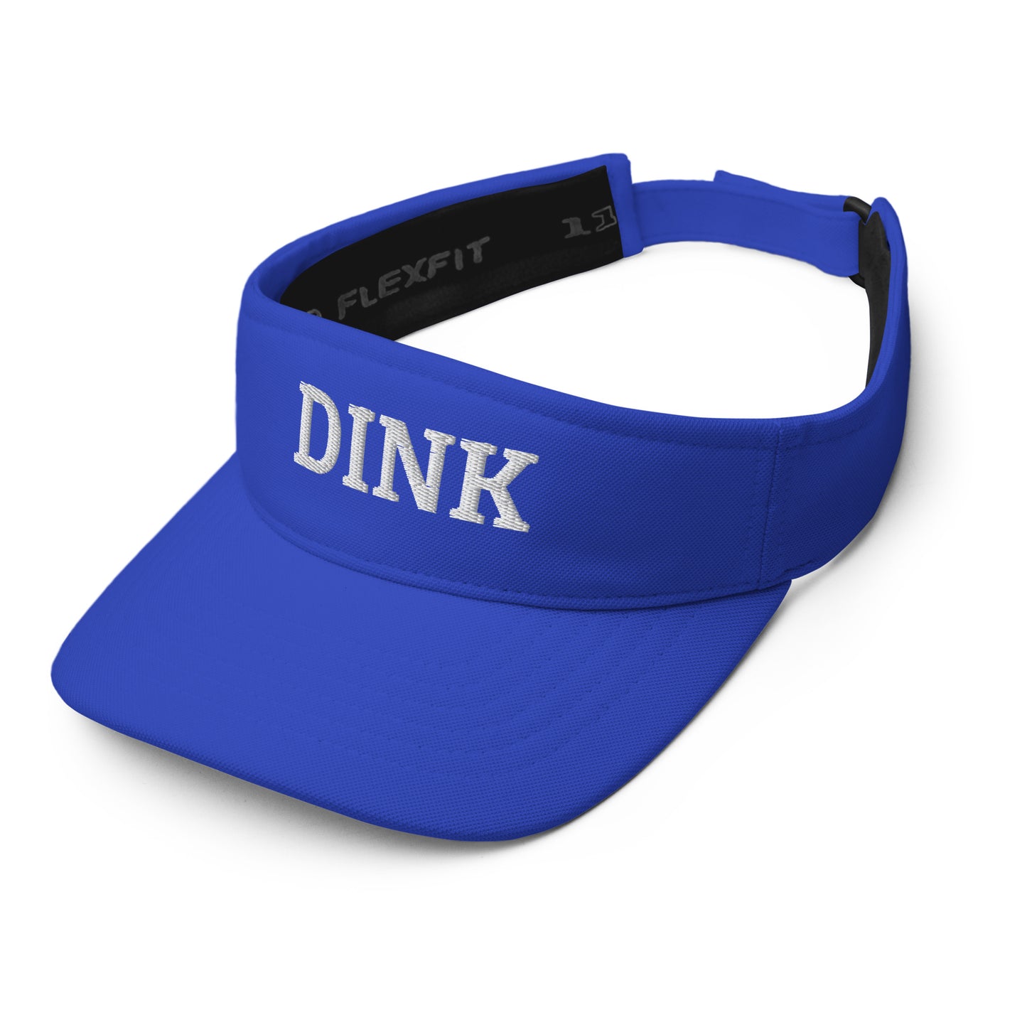 Pickleball Sunvisor with Embroidered Word, DINK | Best Black Pickleball Hat | Best Pickleball Gift for Her | Pickleball Gift for Him