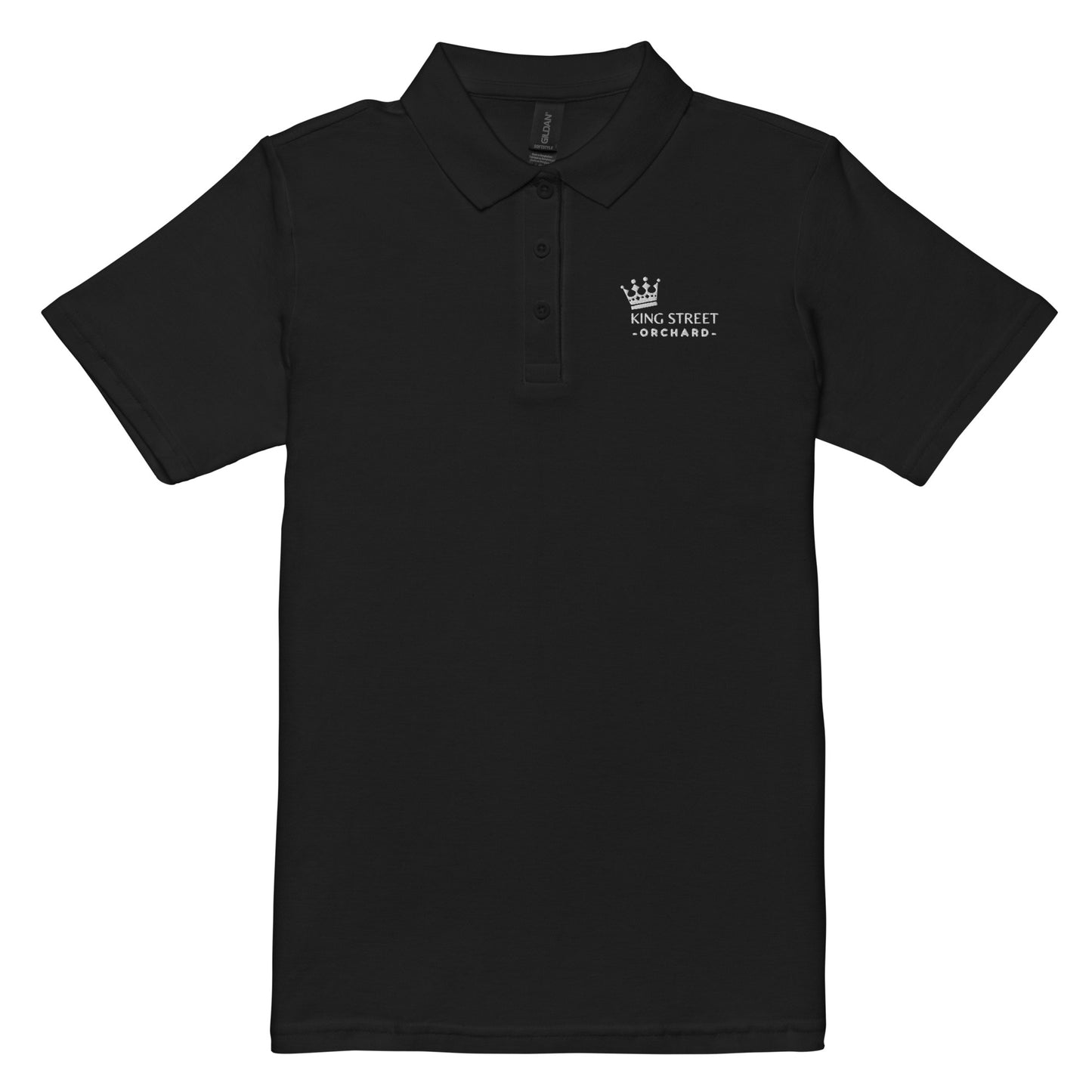 Stylish Women’s Polo Shirt with King Street Orchard Logo