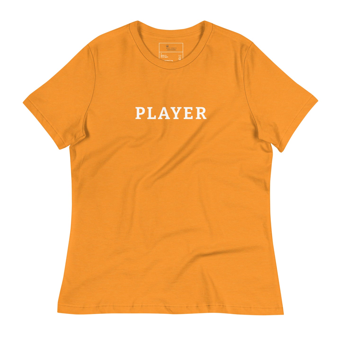 Best Women's Pickle Ball Relaxed T-Shirt With The Word, PLAYER