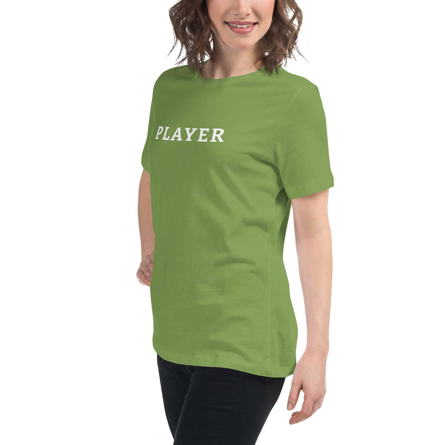 Best Women's Pickle Ball Relaxed T-Shirt With The Word, PLAYER