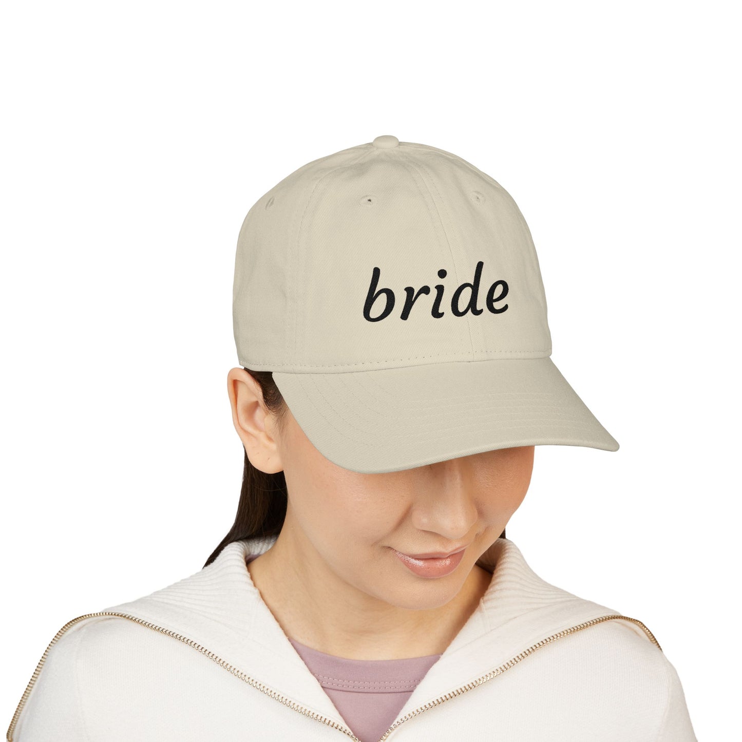 Bride Baseball Cap — Embroidered "Taken for Life" Backing — Bachelorette Gift