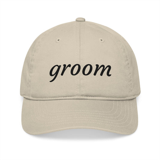 Groom Embroidered Baseball Cap — 'Groom Mode' Wedding Hat