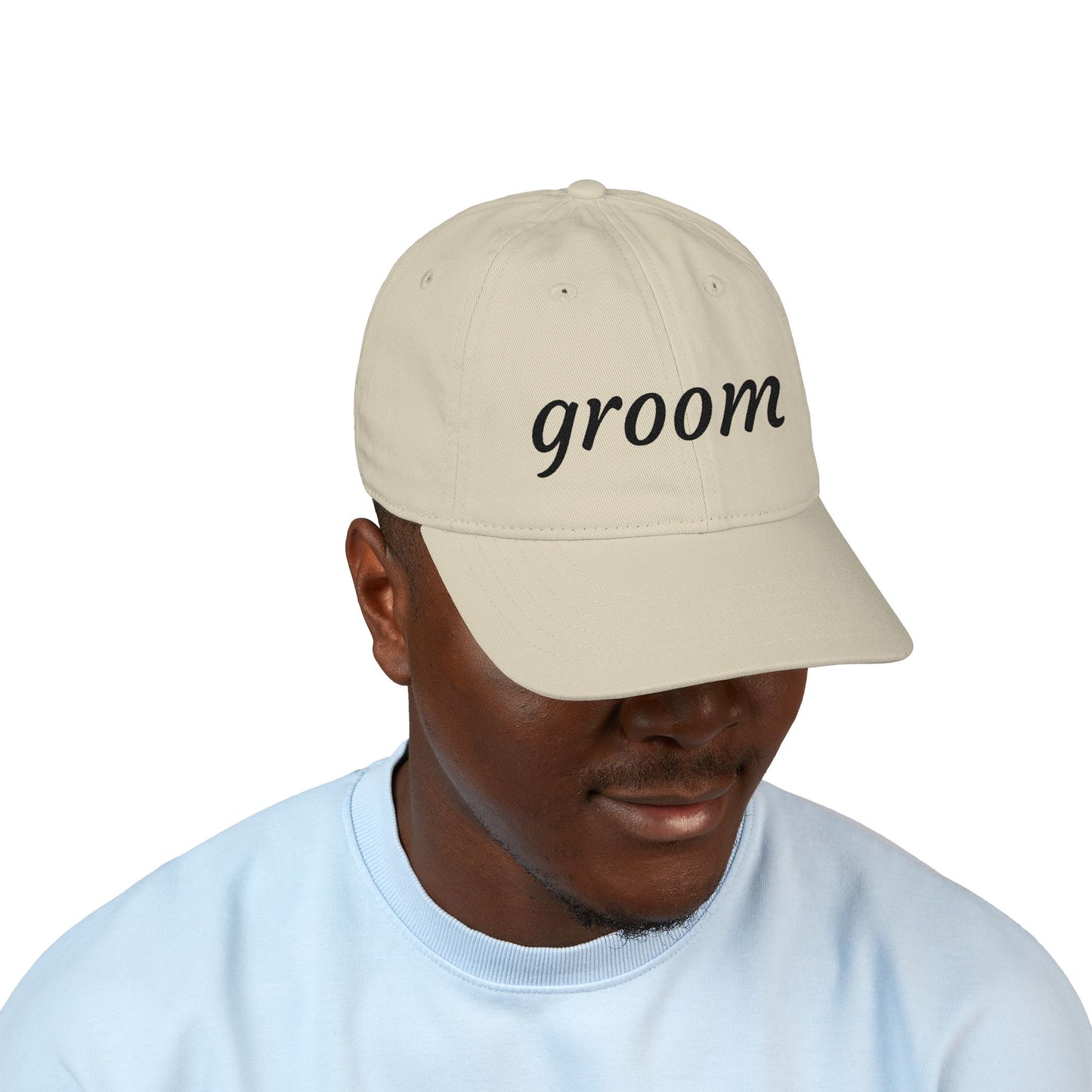 Groom Embroidered Baseball Cap — 'Groom Mode' Wedding Hat